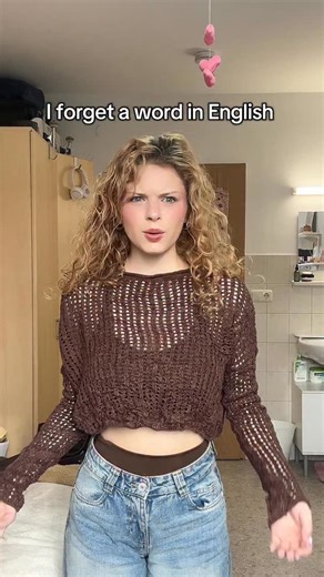 Forgetting words in every language is crazy 😭😭 . . . Video credits: @thefluentjourney | Layla