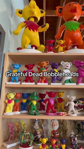 12 reactions | Our Grateful Dead bobbleheads always make us smile, especially the dancing bears.  | National Bobblehead Hall of Fame and Museum | Facebook
