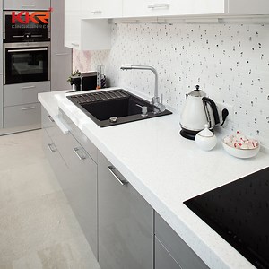 [Hot Item] Modern Solid Surface Slab Kitchen Stone Bench Tops