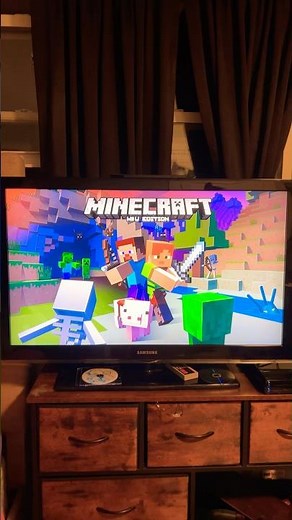 Minecraft Wii U edition #minecraft #nintendo #wiiu ￼￼