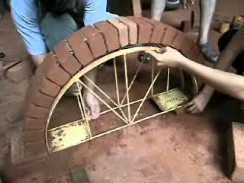 Auroville Earth Institute - Semicircular arch without mortar