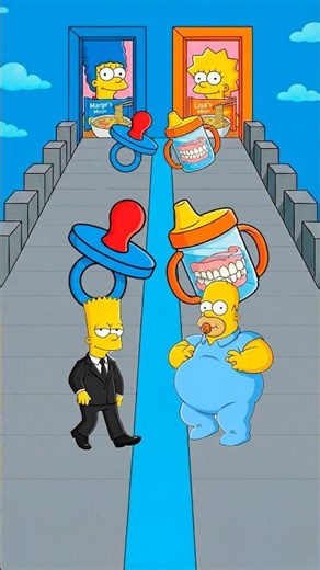 Baby Bart Simpson X Homer The Simpsons