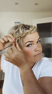 380K views · 1.6K reactions | Soft waves & a side Dutch braid = instant romance This look is perfect for when you want your fringe out of your face – but make it ✨pretty✨.Quick, simple & wearable – would you try it?Comment  if you want a step-by-step! #dutchbraid #romantichairstyle #shorthairstyle #braidedbangs #softwaves #shorthairideas #braidtutorial #sidebraid #pixiebraid #shorthairinspo #curtainbangs | Salirasa | Facebook