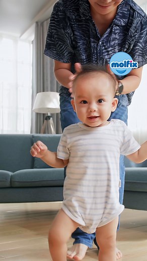 1.4K views | There's no limit to the way your baby moves when they're wearing Molfix Natural Pants diapers. Designed with a 360° Anti-Red Mark Silky Smooth Fiber Belt, our diaper gently hugs your baby's waist and legs, providing a velvet-like cushioning, so that they can move freely without constraints.  Shop online via Molfix Official SHOPEE & LAZADA. #MolfixMalaysia #Molfix #MolfixNatural | Molfix Malaysia | Facebook