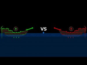 Pirate Ship Battle - Marble Race in Algodoo