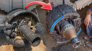 Truck Wheel Rebuilding #workshop #mechanic #repair #trucks | PAK_AutoWheels