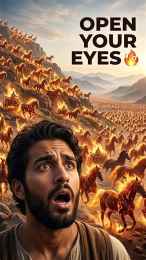 They Thought They Were Surrounded😵... Until He Opened His Eyes 😳🔥 #biblicalstories #history