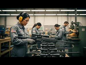 How the U.S. Army Rifle Is Made | Inside a Military Weapon Factory (Full Process)