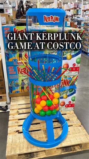 Costco has a GIANT KerPlunk game and it’s the perfect family night upgrade that gets everyone laughing instantly. Same classic game, just bigger and more dramatic when everything drops. Share this with a friend. | Costco Wonders