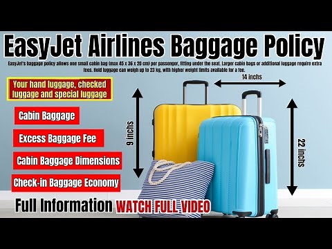 EasyJet Airlines Baggage Policy