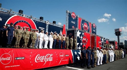 NASCAR Salutes Together with Coca-Cola program opens Memorial Day weekend
