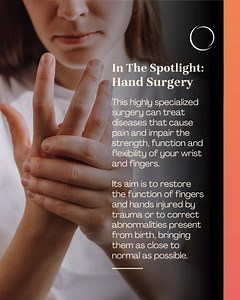 Hands are amazingly helpful tools, but when pain strikes, it's more than just a nuisance or uncomfy - it disrupts everything. Today, we’re shining a light on hand surgery - a procedure that restores function, relieves pain and enhances quality of life for patients from all walks of life. 🙌 From carpal tunnel syndrome to rheumatoid arthritis, there are many reasons to consider hand surgery. Always consult your board-certified plastic surgeon to see if this surgery is suitable for you. #HandSurge