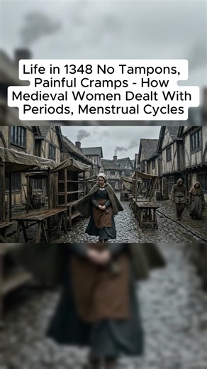 Life in 1348 — No Tampons, Painful Cramps: How Medieval Women Dealt With Periods and Menstrual Cycles #MedievalLife #1348 #WomensHistory #HistoryFacts #LifeInThePast