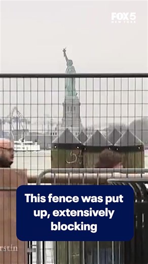 New York's best free view of the Statue of Liberty is now trapped behind a towering seven-foot security fence, leaving locals and tourists frustrated as the controversial barricade is slated to block the iconic waterfront for at least two more years.