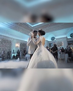 Turn your special day into a winter wonderland with our snow machine for your first dance! ❄️✨ | Eclipse Events | Facebook