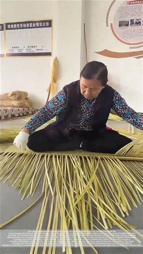 From bamboo green to summer mat, ingenious bamboo weaving craftsmanship