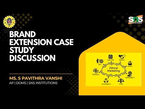 Case study on Brand Extension | Brand Management | SNS Institutions