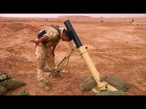 Iraqi Army 120mm Mortar Live Fire Exercise