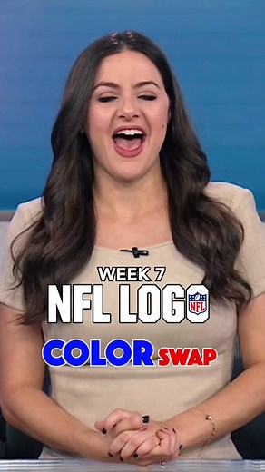 Fresh batch of NFL logo color swaps for Week 7 🔥 #fyp #nfl #viral #nfltiktok #colors