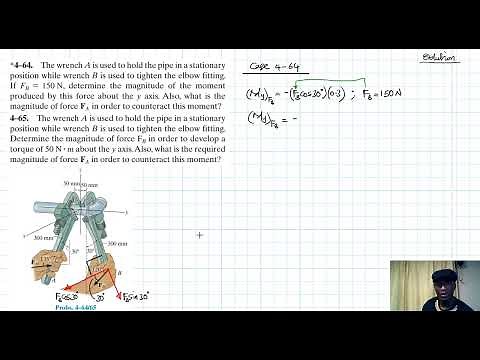 4–64, 4–65 Force System Resultants (Chapter 4: Hibbeler Statics) Benam Academy