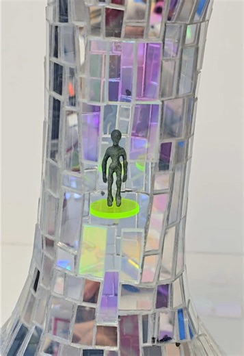 The Alien and The Dancer Sculpture Process Video #alien #art #fyp #glass #process