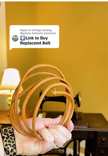 Leather Treadle Belts for Vintage Sewing Machines