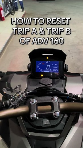 How to Reset Trip Meter on Honda ADV 160