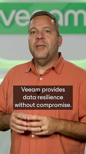 1.4K views · 24 reactions | Veeam is More+. It’s cyber resilience. Proactively defend your data, spot threats fast, and recover with confidence, no matter what the world throws at you. https://bit.ly/4hYHHYD | Veeam Software | Facebook