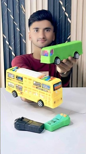 Two Remote Control Bus🚌🔥#shorts #shortvideo #shortsfeed #bus #unboxing #citybus #luxurybus
