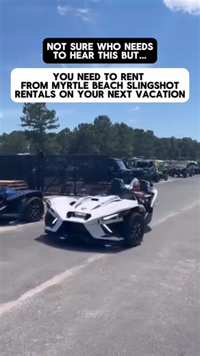 20K views · 40 reactions | Stop thinking about it & just do it! Rent from Myrtle Beach Slingshot Rentals  https://bit.ly/4eulJe6 | MyrtleBeach.com | Facebook