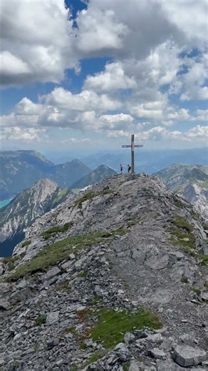 at the top of the mountain ⛰️🇦🇹 #mountains #travel #alps #hiking #nature #austria