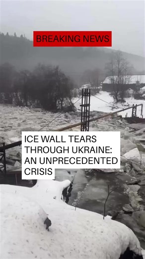 Ice Wall Tears Through Ukraine: An Unprecedented Crisis . Thanks for watching! Please share this video and follow us for more trending updates. On our Facebook page, we bring you the latest viral videos, global news stories, and breaking headlines from all around the world. Our mission is to keep you informed, entertained, and ahead of the curve with stories that everyone is talking about. Whether it’s a major political event, a shocking viral clip, a technological breakthrough, or a heartwarmin