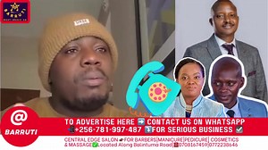 Uncle Bean Aleese Bwiino Atiisa Ku Pastor Bugingo N’omukadde W’ekkanisa 🤔Birimu Ne Susan Makula 🙆🏻‍♂️….. CENTRAL EDGE SALON 👉🏾FOR BARBERS|MANICURE|PEDICURE| COSMETICS & MASSAGE✅Located Along Balintuma Road|☎️0708167459|0772238646 | BARRUTi