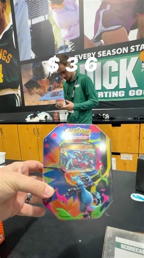 Mega Charizard Tin opening at Dick’s | Ripping a Pack Every Day to Pull Charizard (DAY 104)