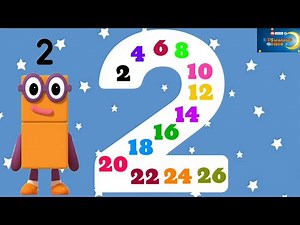 Easy Skip Counting through numberblocks | Skip Count By 2 With This Simple Song | Maths 123
