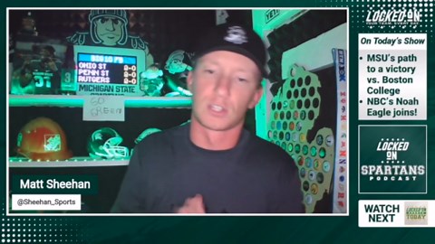 MSU football HAS THE EDGE against Boston College; Aidan Chiles under brightest lights for Spartans