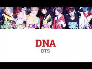 BTS - DNA（ color coded / lyrics / カナルビ / 日本語字幕 ）