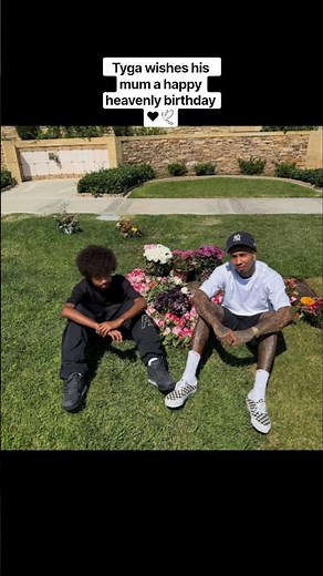 Tyga wishes his mum a happy heavenly birthday ♥️🕊