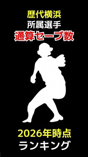 【ベイスターズ所属】歴代プロ野球選手通算セーブ数ランキング【2025年シーズン終了時点最新版】 #セーブ #shorts