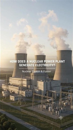 ⚛️ HOW DOES A NUCLEAR POWER PLANT GENERATE ELECTRICITY? ⚡🏭🔋