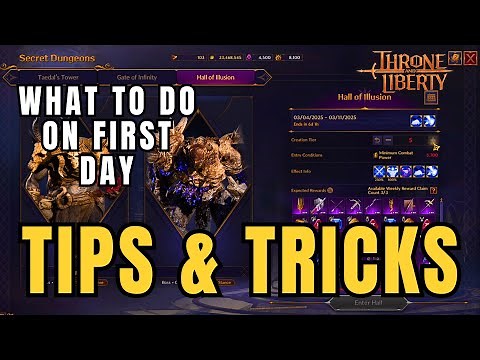 Throne and Liberty - What To Do On First Day of New Update - Best Tips & Tricks Talandre and T2 Gear