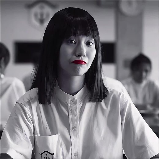 Era una escuela donde no se permitía la existencia de ningún color… hasta que una chica se puso lápiz labial.#movie #spain #usa #fyp #viral