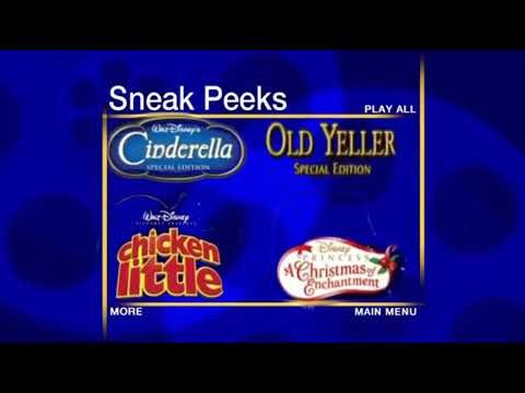 Aladdin Special Edition 2005 DVD Sneak Peeks Menu