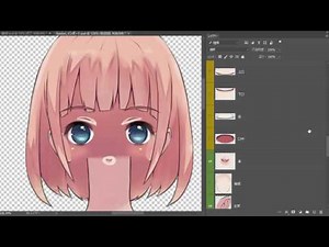 【Live2D Cubism 2.1】原画の用意～インポート用PSDデータの作成