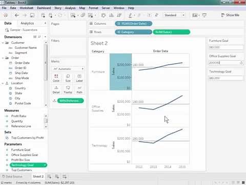 How to Add Separate Dynamic Reference Lines For Each Dimension Member in Tableau