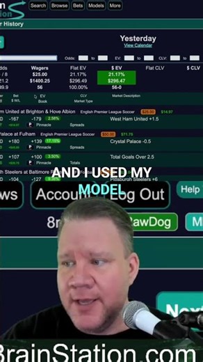 Sports Betting Models HIT BIG: Unbeatable Yesterday! #shorts