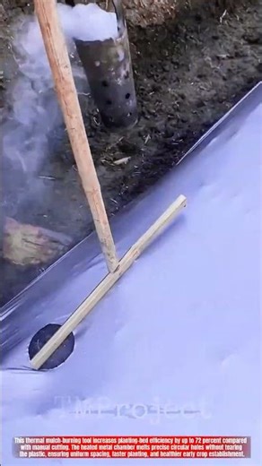 Innovative Mulch Hole Burner Tool System: Best Clean-Cut Planting Hole Action