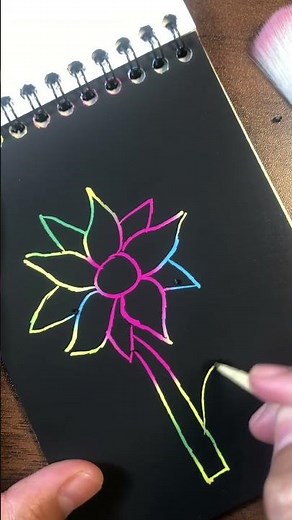 Drawing a simple flower in scratch