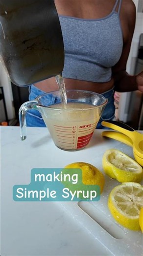 how to make Simple Syrup responsibly