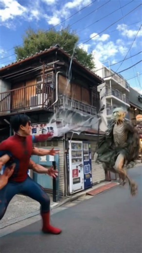 Cosplay Realistic Man Spider and Hobgoblin #brandnewday #marvel #spiderverse